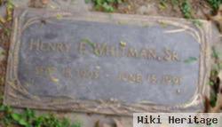 Henry Franklin Whitman, Sr