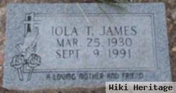 Iola T James