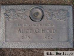 Clara Alice Goshorn Hold