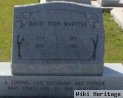 David Todd Martone