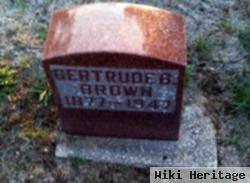 Gertrude B Brown