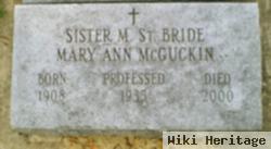 Sr M. St. Bride (Mary Ann) Mcguckin