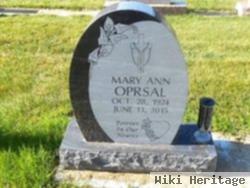 Mary Ann Oprsal