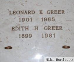 Leonard King Greer