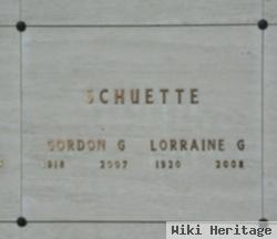 Lorraine G Potter Schuette