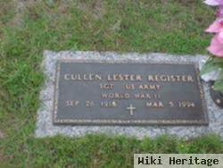 Cullen Lester Register