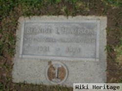 Bernice I. Hampson