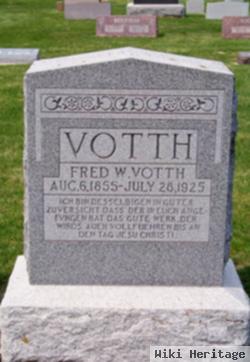 Frederick W. "fred" Votth