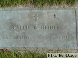 Callie B Heider