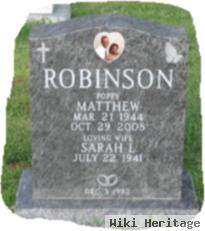 Matthew "poppy" Robinson