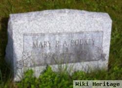 Mary R A Rodkey