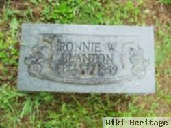 Ronnie W Blanton