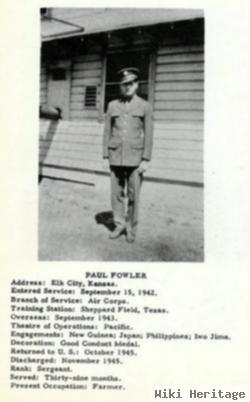 Paul Edwin Fowler