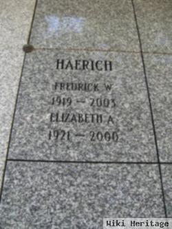 Elizabeth A Haerich