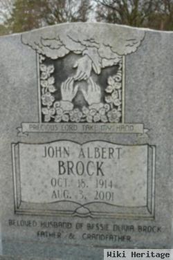 Pvt John Albert Brock