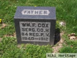 Sgt William F. Cox