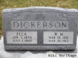 William M Dickerson