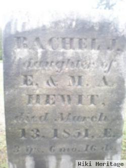 Rachel J. Hewit Hewitt