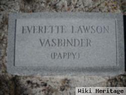 Everette Lawson "pappy" Vasbinder