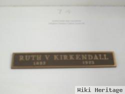 Ruth V Bennett Kirkendall