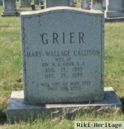 Mary Wallace Callison Grier