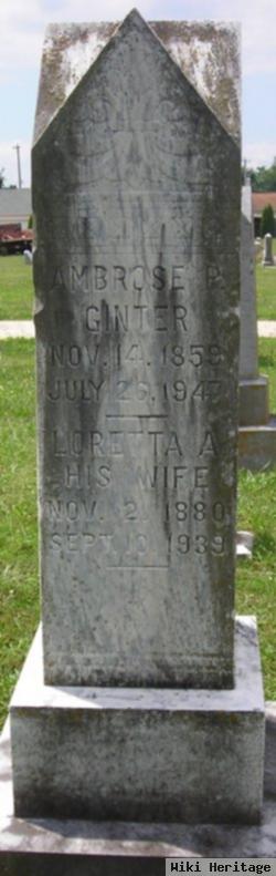 Loretta Albertha Keiser Ginter