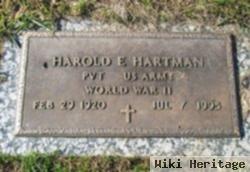 Harold E Hartman