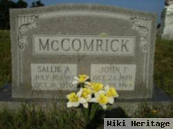 Sallie Ann Mccabe Mccomrick