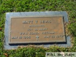 Matt T Lewis