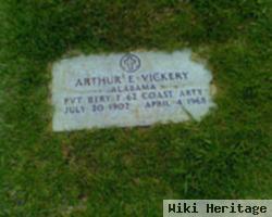 Arthur E Vickery