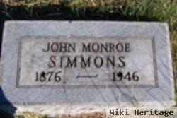 John Monroe "roe" Simmons