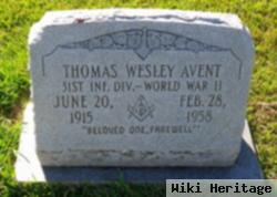 Thomas Wesley Avent