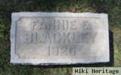 Fannie E. Blackley