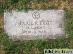 Paige R Fritz