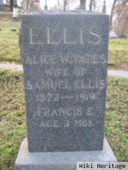 Alice Winefred "allie" Yates Ellis