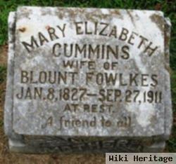 Mary Elizabeth Cummins Fowlkes
