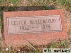Lester Mcklemurry