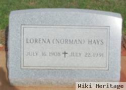 Lorena Norman Hays