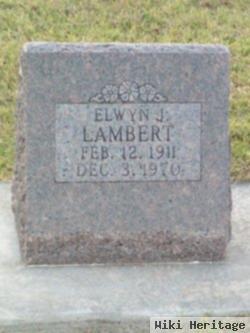 Elwyn J Lambert