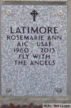 Rosemarie Ann Latimore