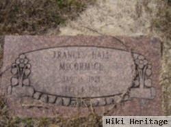 Frances Hall Mccormick