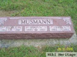 Pvt Frank A. Musmann