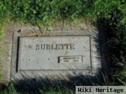 Marilyn E Sublette