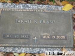Sarah R Franz
