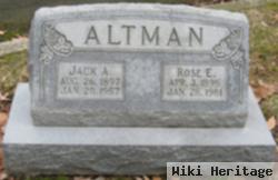 Jack A Altman