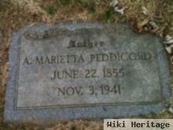 A. Marietta Peddicord