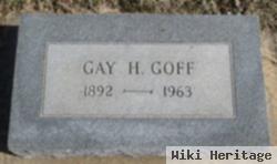 Gaius Halsey "gay" Goff