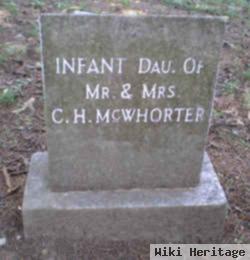Infant Daughter Mcwhorter