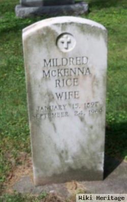 Mildred Mckenna Rice