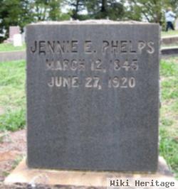 Jennie E Phelps